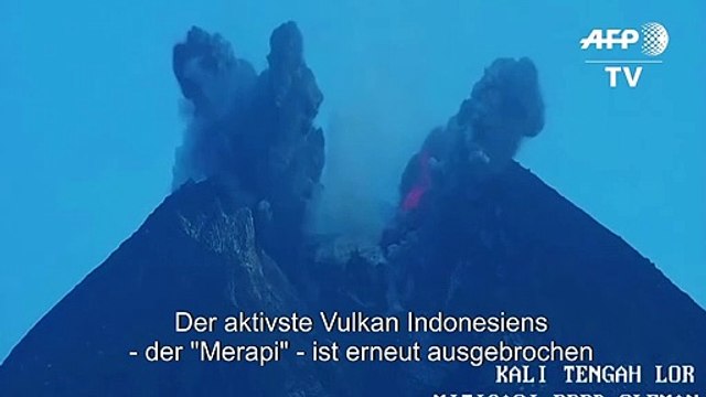 Indonesischer Vulkan stößt 6000 Meter hohe Aschewolke aus