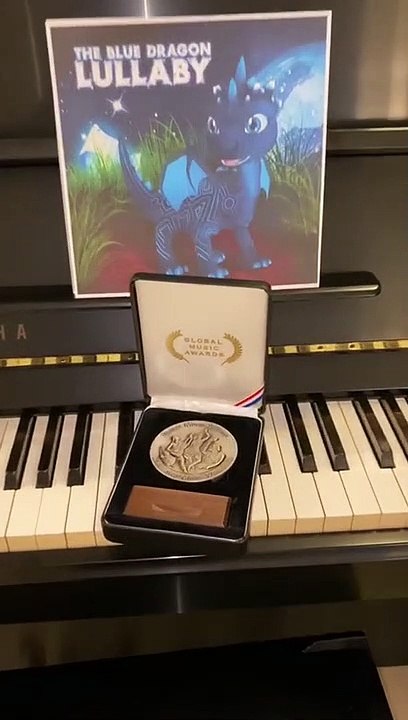 The Little Blue Dragon Lullaby received a Silver Medal for Outstanding Achievements at Global Music Awards