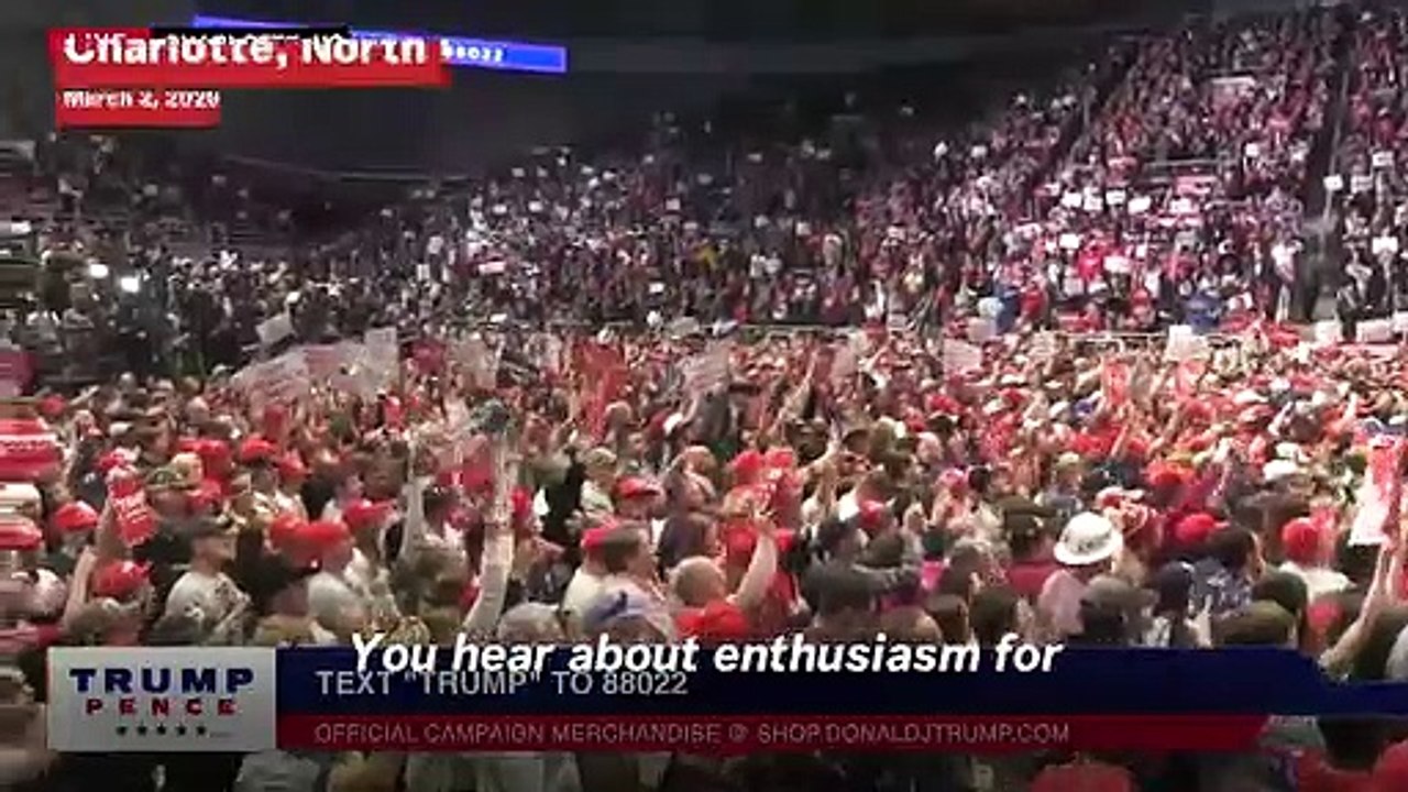 Trump Mocks Biden Over 'Super Thursday' Gaffe During North Carolina Rally