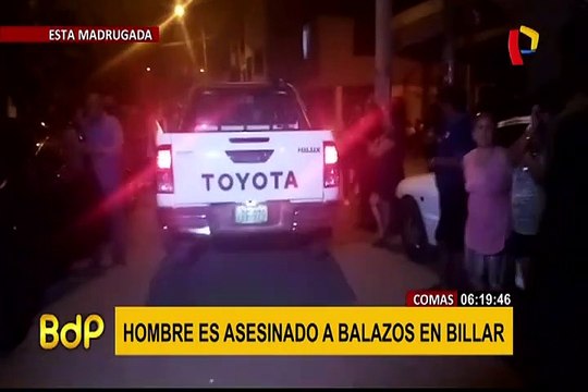 Comas: hombre es asesinado a balazos al interior de billar