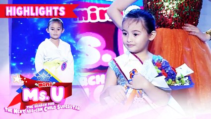 Ella Cavanaugh emerges as Mini Miss U of the day | It's Showtime Mini Miss U