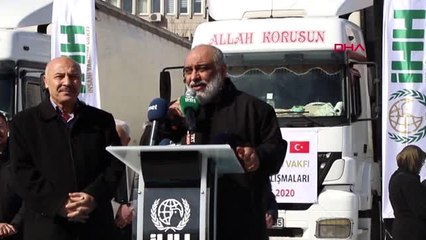 İstanbul bağcılar'dan idlib'e 10 yardım tır'ı yola çıktı