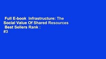 Full E-book  Infrastructure: The Social Value Of Shared Resources  Best Sellers Rank : #3