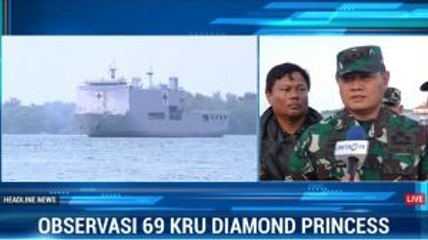 Besok ABK Diamond Princess Diturunkan dari KRI Soeharso