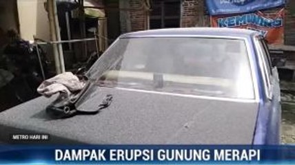 Abu Vulkanik Merapi Terbang Hingga ke Surakarta