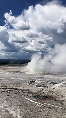 Yellowstone Park Geyser