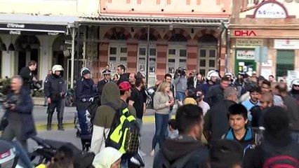 Midilli adasında göçmenlerle yunan polisi arasında gerginlik-3