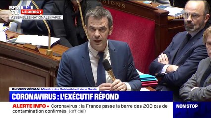 Olivier Véran sur le coronavirus: "Nous faisons le maximum depuis le premier jour pour protéger la population"