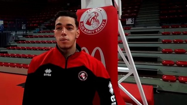 Enzo Goudou-Sinha (SLUC Nancy Basket) : Nancy, c'est un peu comme la maison