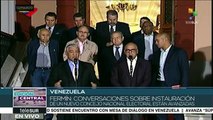 Pdte. Maduro se reúne con oposición de la Mesa de Diálogo Nacional