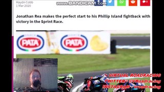 WORLDSBK 2020 - Phillip Island Superpole Race Reaction