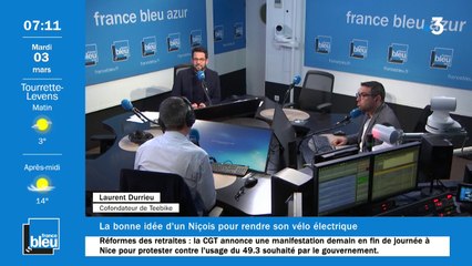 La bonne idée d'un niçois pour transformer votre vieille bicyclette en un vélo électrique