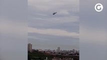 Vídeo mostra helicóptero da PM sobrevoando a Região de Santa Rita, em Vila Velha