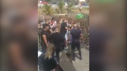 Agresión a Manuel Herrera en los Carnavales de Tenerife