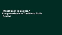 [Read] Back to Basics: A Complete Guide to Traditional Skills  Review