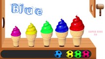 Kids Loves Song - Learn Colors with Ice Cream for Children, Toddlers - Learn Colours for Kids with Ice Cream