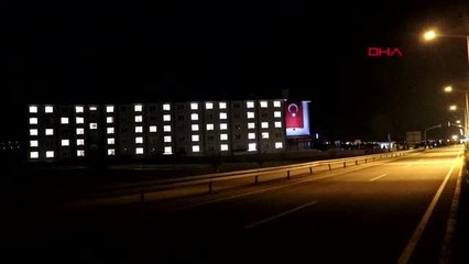 Erzincan üniversite öğrencilerden bahar kalkanı'na ışıklı destek