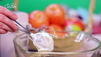 Como hacer pastel de manzana y avena