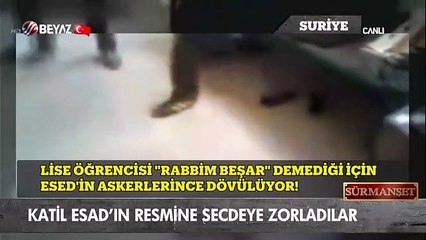 Katil Esad sivillere böyle zulüm ediyor