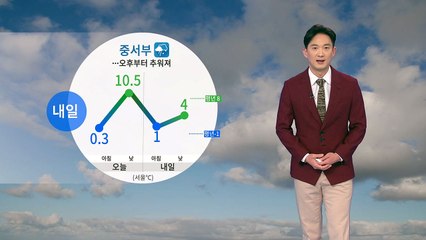 [날씨] 내일 중서부 눈·비...오후부터 추워져 / YTN