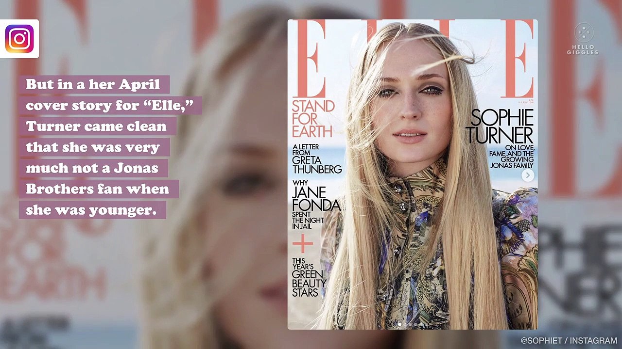 Sophie Turner revealed that she straight-up "hated" the Jonas Brothers, and LOL