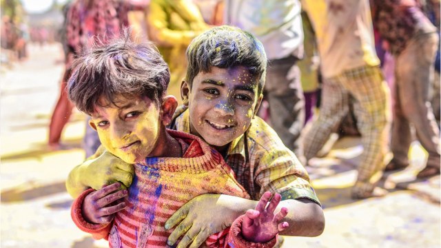 Revelers Celebrate Holi Festival Amid Coronavirus Fears