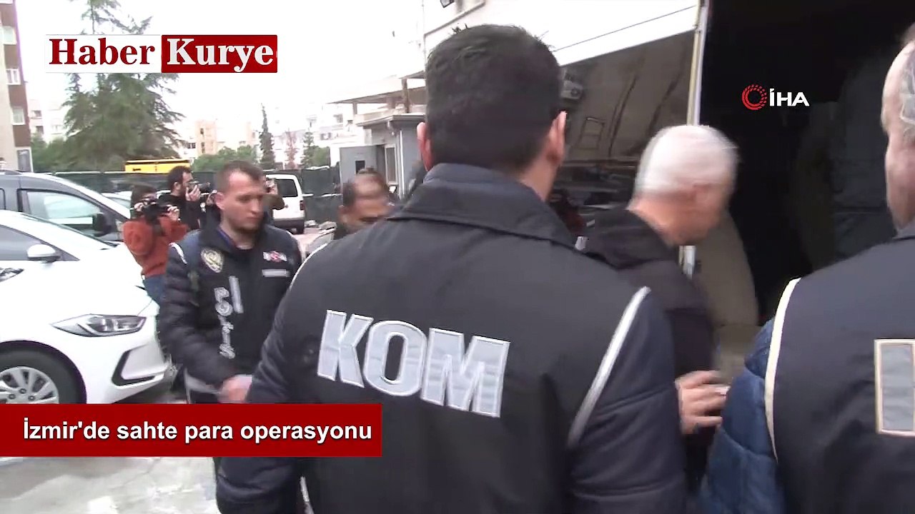 İzmir'de sahte para operasyonu