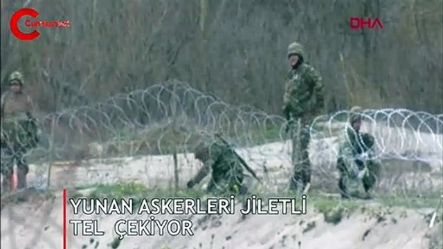 Yunanistan Meriç kıyısına jiletli tel çekiyor