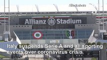 Italy suspends sporting events amid virus lockdown