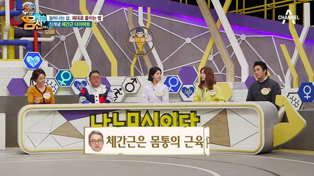 나잇살 없앨 수 있는 *체간근 다이어트*! 그렇다면 체간근은 무엇일까?!