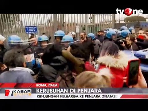 Italia Lockdown, 20 Lapas Kerusuhan Akibat Batasan Kunjungan
