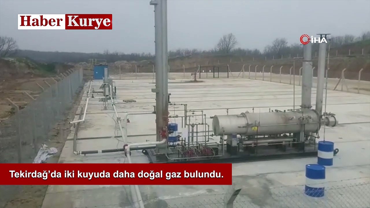 Tekirdağ’da iki kuyuda daha doğal gaz bulundu