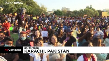 ویدئو؛ تظاهرات روز جهانی زن در آسیا و آمریکای لاتین