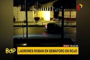 Rímac: delincuentes aprovechan semáforo en rojo para robar a conductores