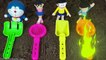 EdukidsStudio.Com - Learn Colors and Kids Songs - Play with Sand Molds and Shovels Toys / Learn Colors and Doraemon Nobita Shizuka Suneo ドラえもん おもちゃ