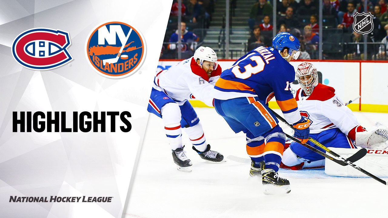 NHL Highlights | Canadiens @ Islanders 3/03/2020