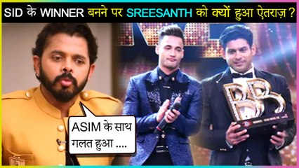 Sreesanth SHOCKING Reaction On Asim Riaz LOSING To Sidharth Shukla In Bigg Boss 13