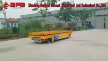 China motorised railway trolleys/battery powered electric flat cart