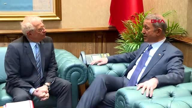 Ankara bakan akar, ab komisyonu başkan yardımcısı fontelles ve beraberindeki heyetle bir araya geldi