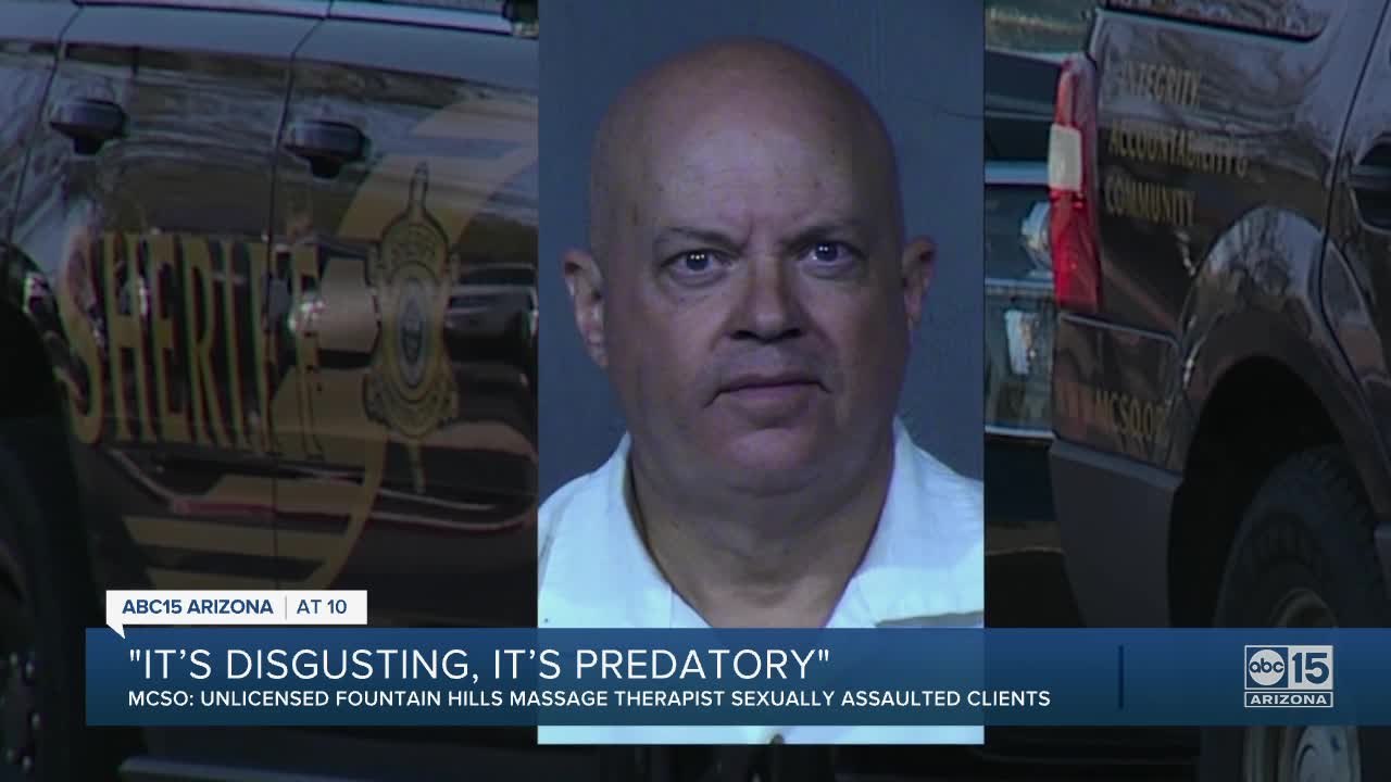 MCSO Unlicensed Fountain Hills massage therapist accused of sexually