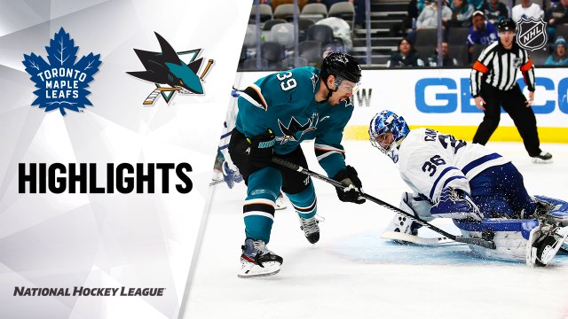 NHL Highlights | Maple Leafs @ Sharks 3/03/2020
