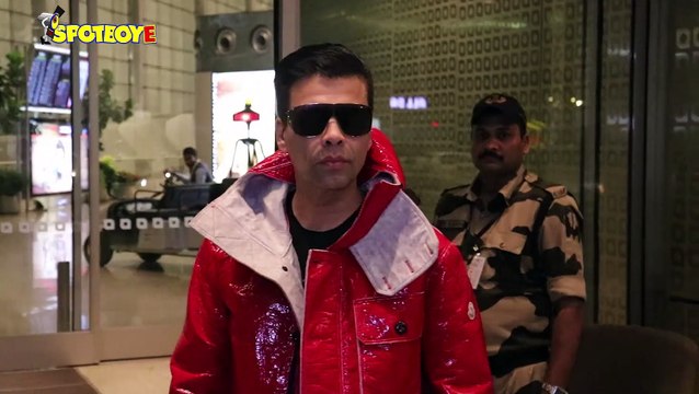 Hrithik Roshan, Karan Johar & Sidharth Malhotra spotted at the airport