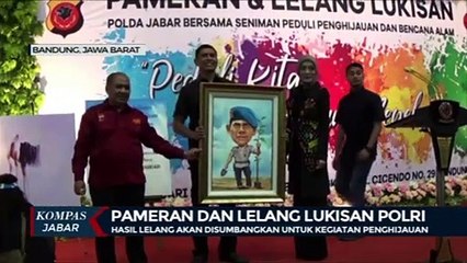 PAMERAN DAN LELANG LUKISAN POLDA JABAR