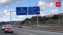 Una mujer muere atropellada tras cruzar indebidamente una carretera secundaria en Madrid
