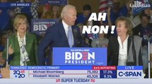Le discours de Joe Biden lors du Super Tuesday a été compliqué