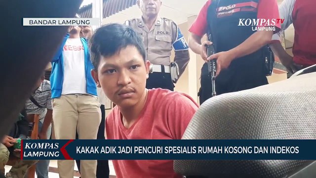 Kakak-Adik Spesialis Pencuri Rumah Kosong Dan Indekos