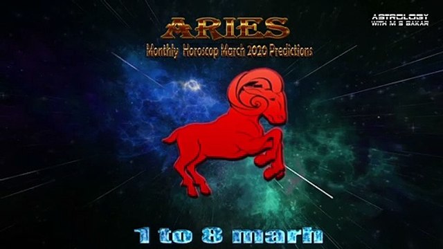 Aries Mesh rashi March 2020 Monthly Horoscope Predictions by m s Bakar Urdu Hindi