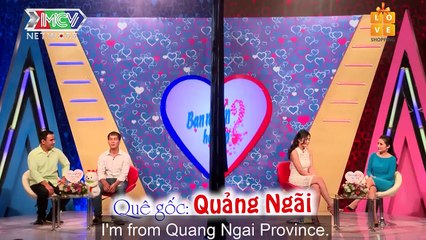 The host gets angry because the guy shames her body