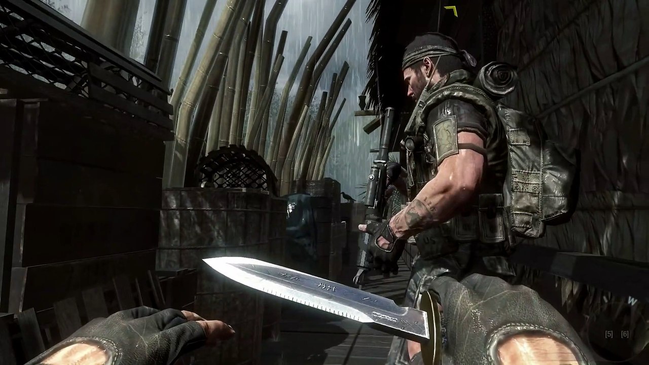 Very Beautiful Mission in Vietnam Jungle ! Call of Duty Black Ops FPS Game on PC