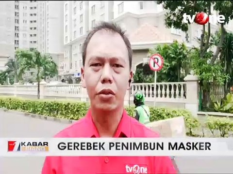 350 Kardus Masker Disita dari Penggerebekan di Tanjung Duren